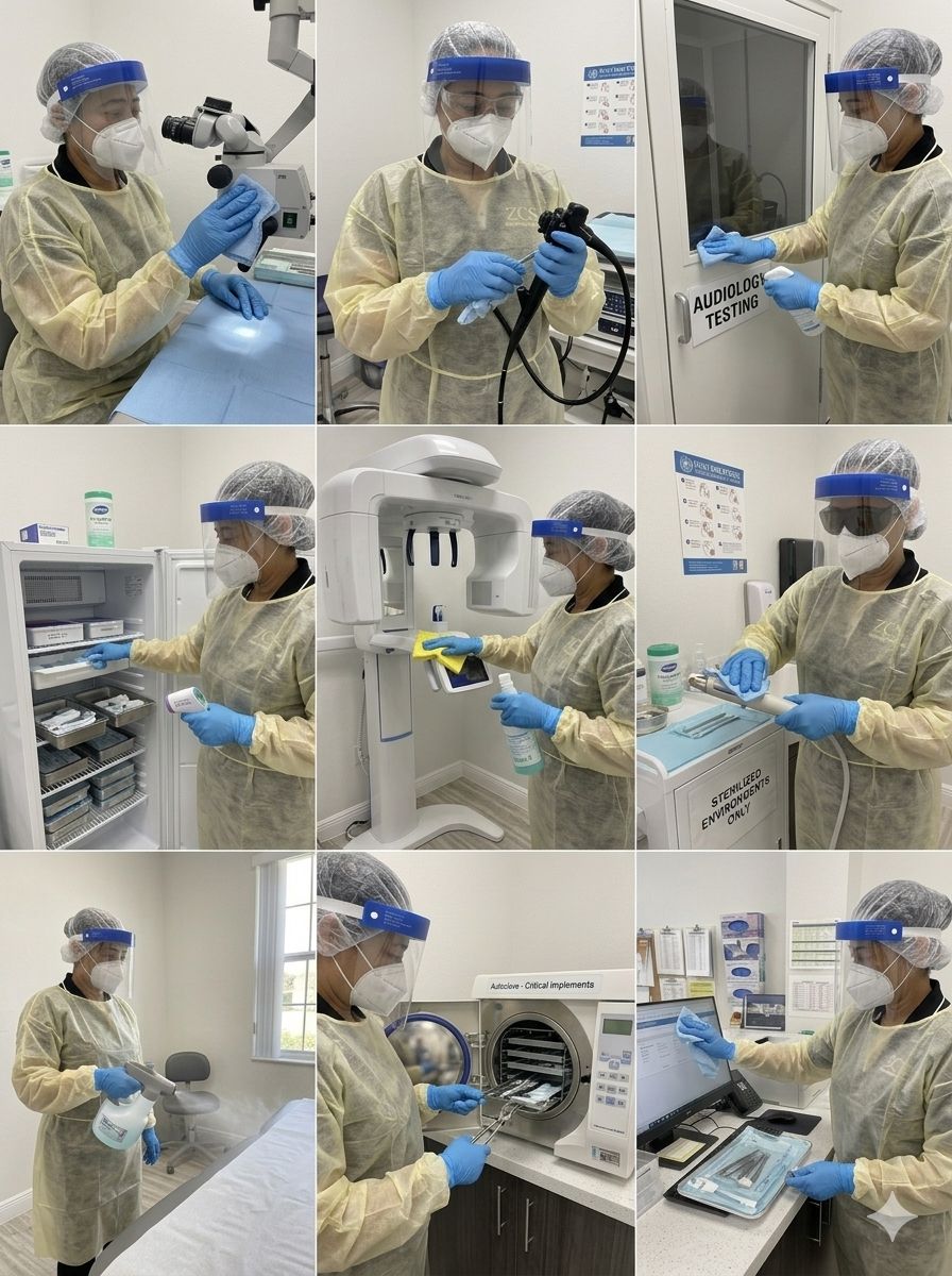ZCCS exam room disinfection